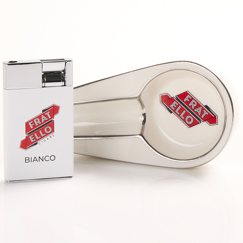 Fratello Bianco Ashtray Lighter Combo, , large image number null