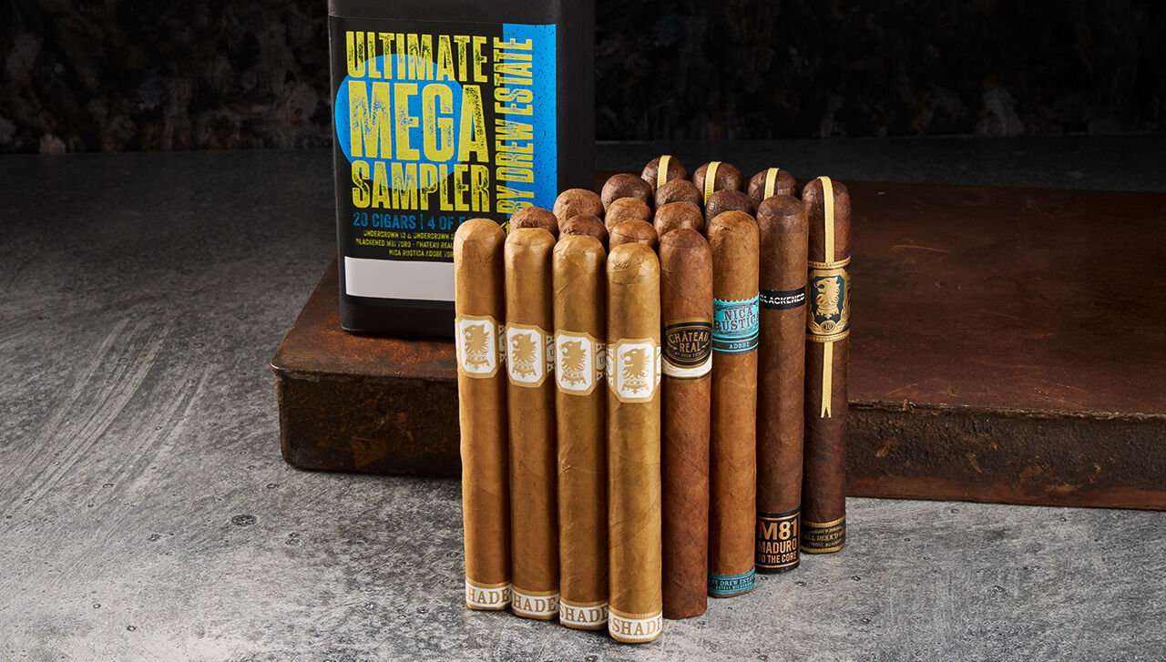 Drew Estate Mega-Sampler only $109.99