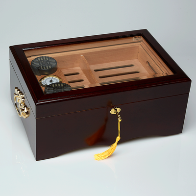 El Rey Glass Top Humidor
