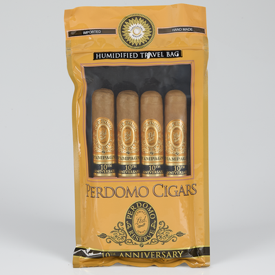 Perdomo 4-Pack Humidified Bag - Champagne