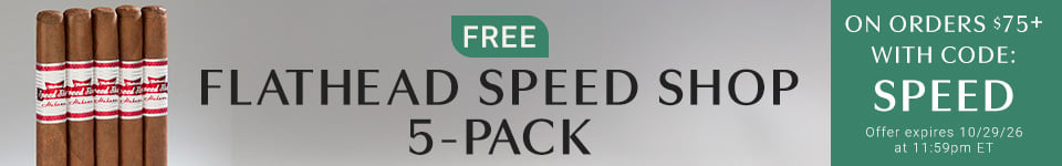 Free Flathead Speed Shop 5-Pack on orders $75+ with code: SPEED